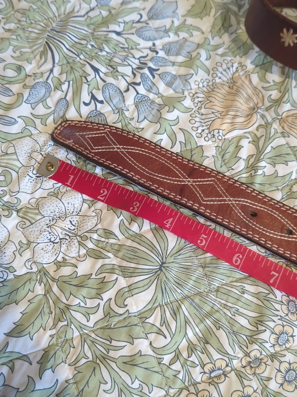 Guess brown stitched